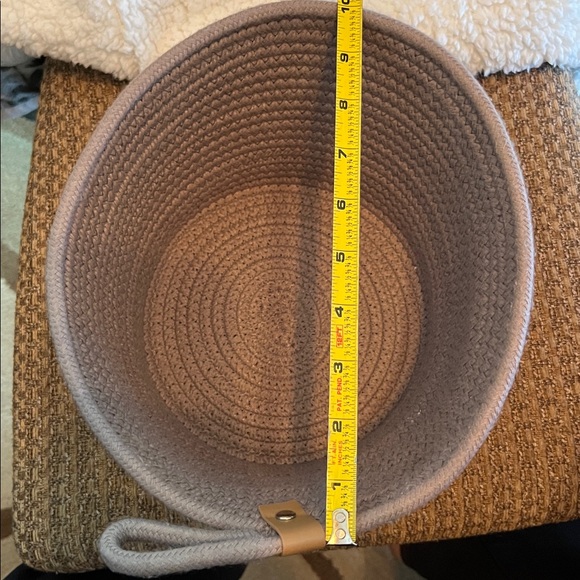 Gray Woven Storage Basket - Picture 6 of 8